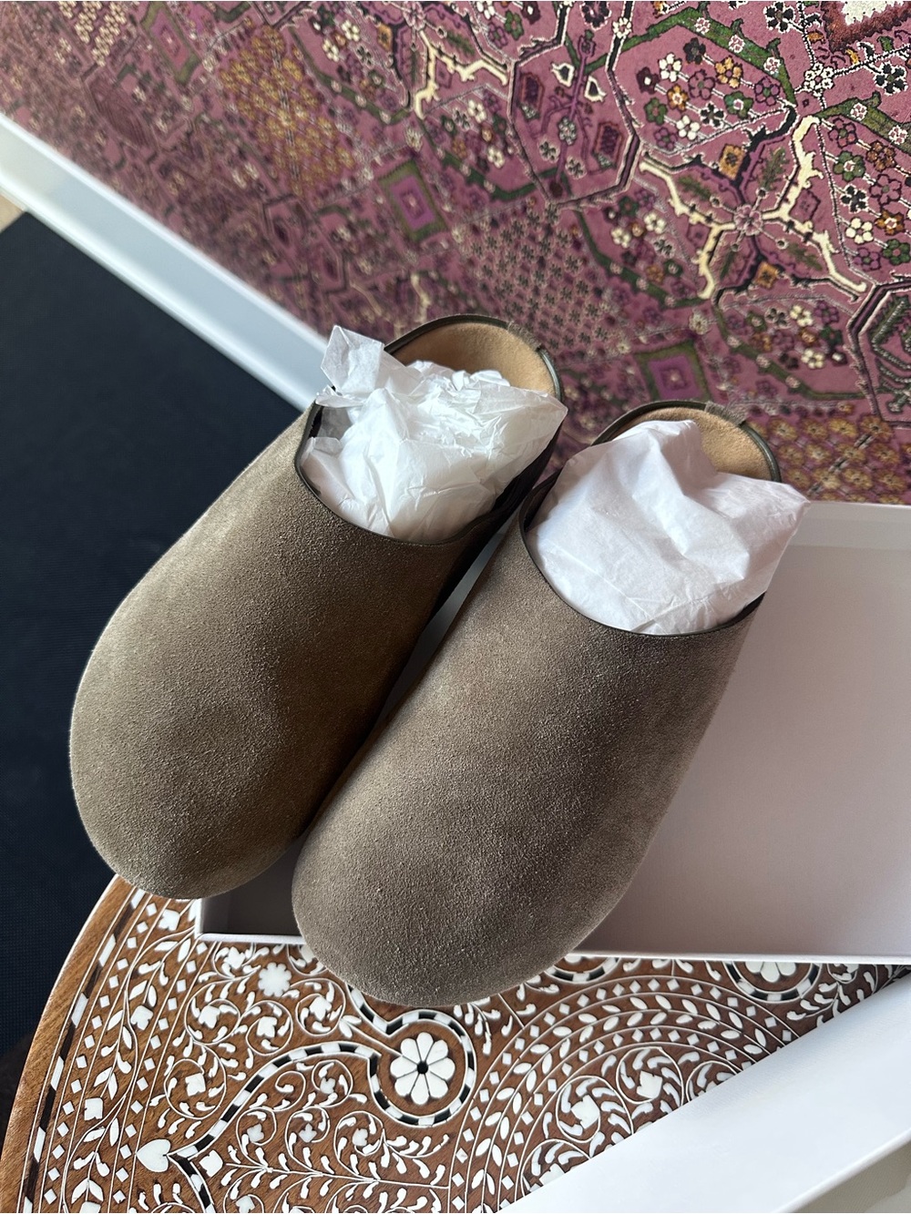The Row - Hugo Slide Mules Shoes - ASH - Size 37